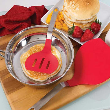 2-Pack: Jumbo Wide Non-Stick Kitchen Flipper Pancake Spatula
